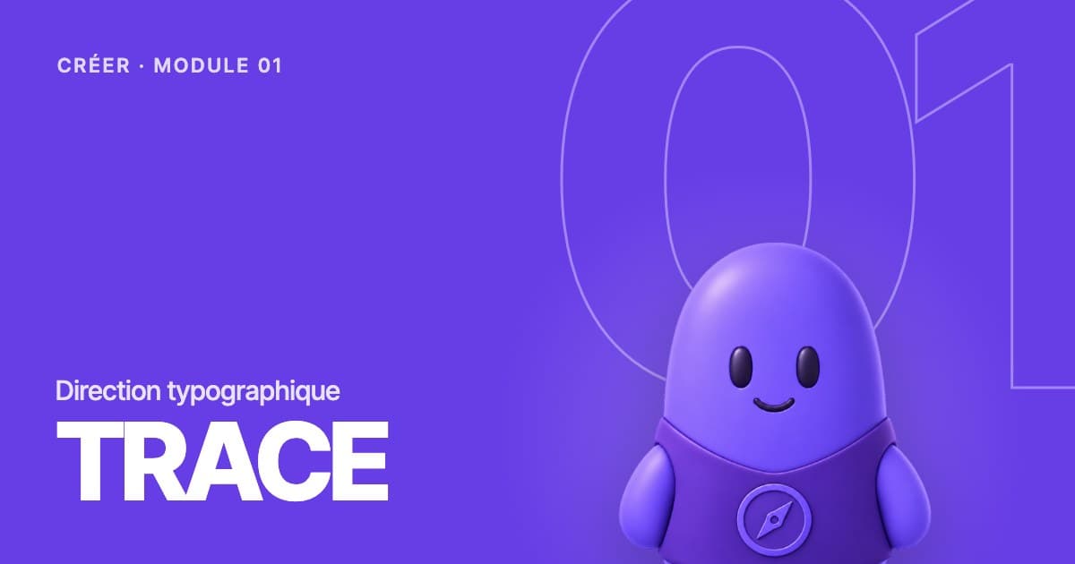 Couverture du module 01, méthode TRACE
