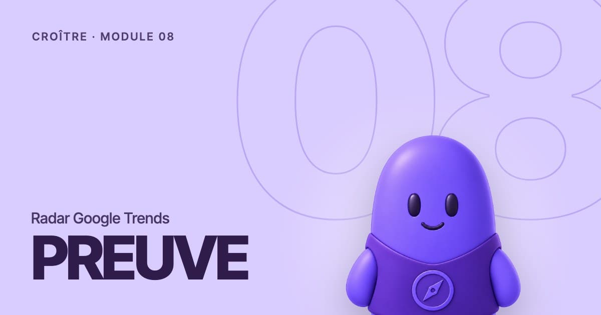 Couverture du module 08, méthode PREUVE