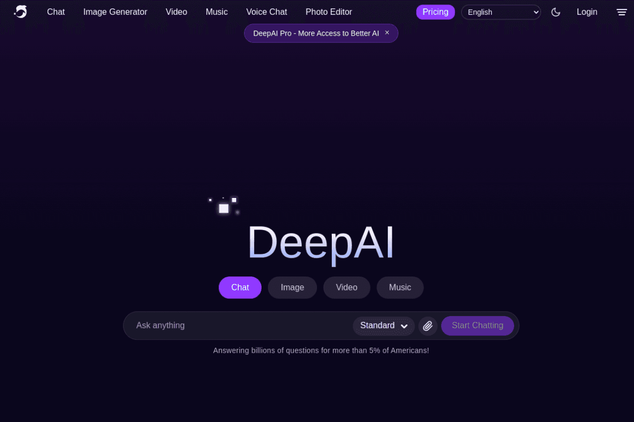 Présentation de DeepAI