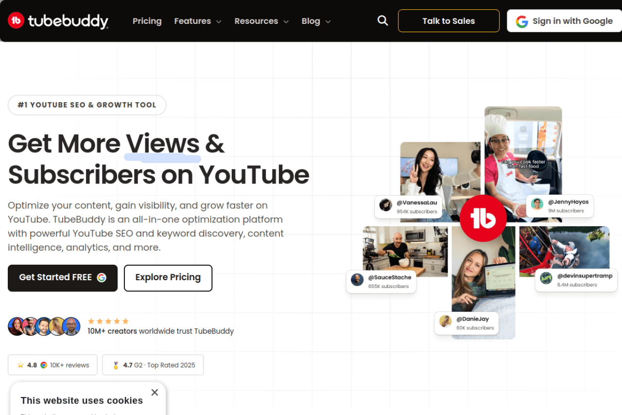 Présentation de TubeBuddy