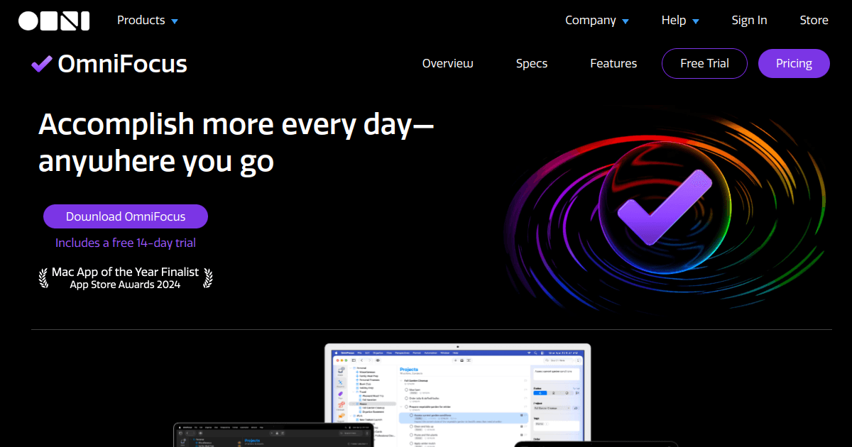Présentation de OmniFocus