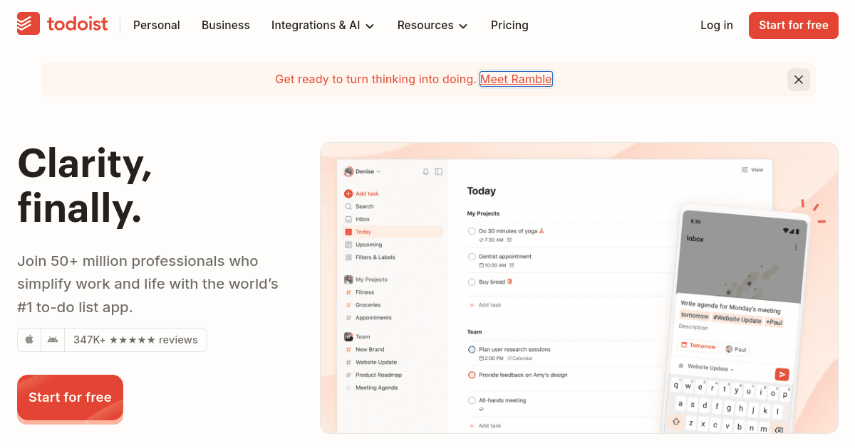 Présentation de Todoist