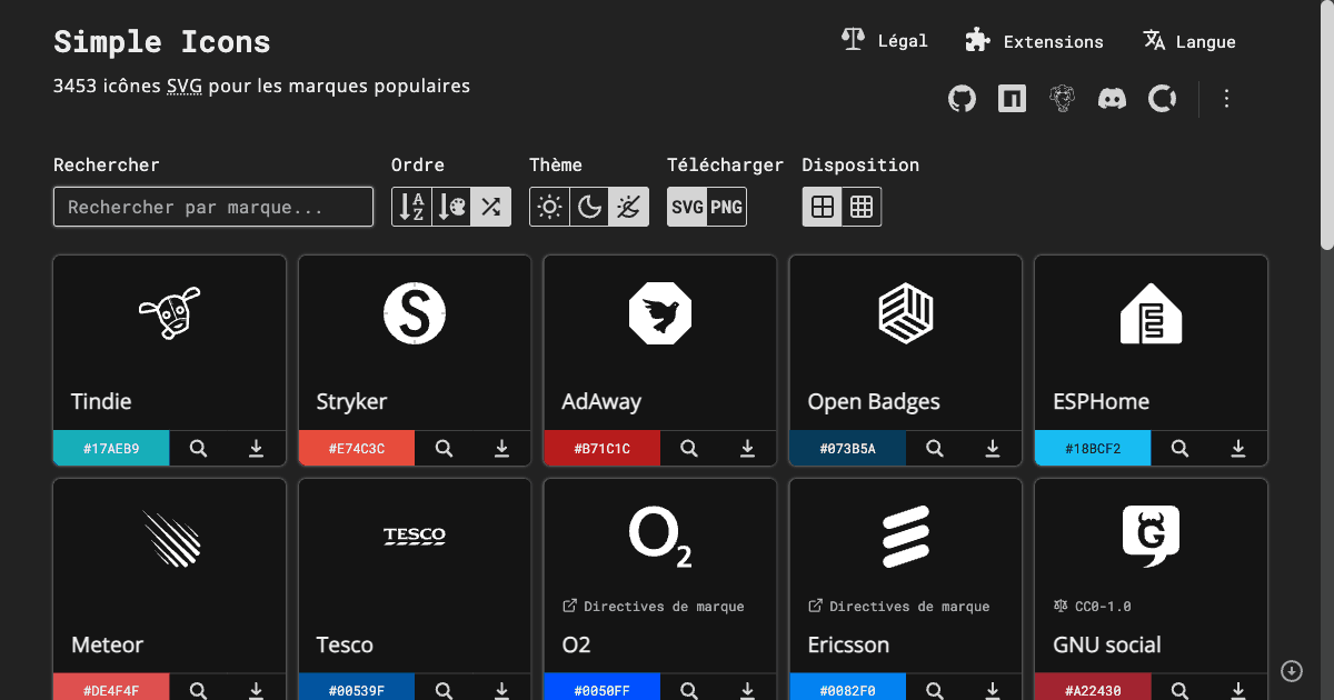 Présentation de Simple Icons