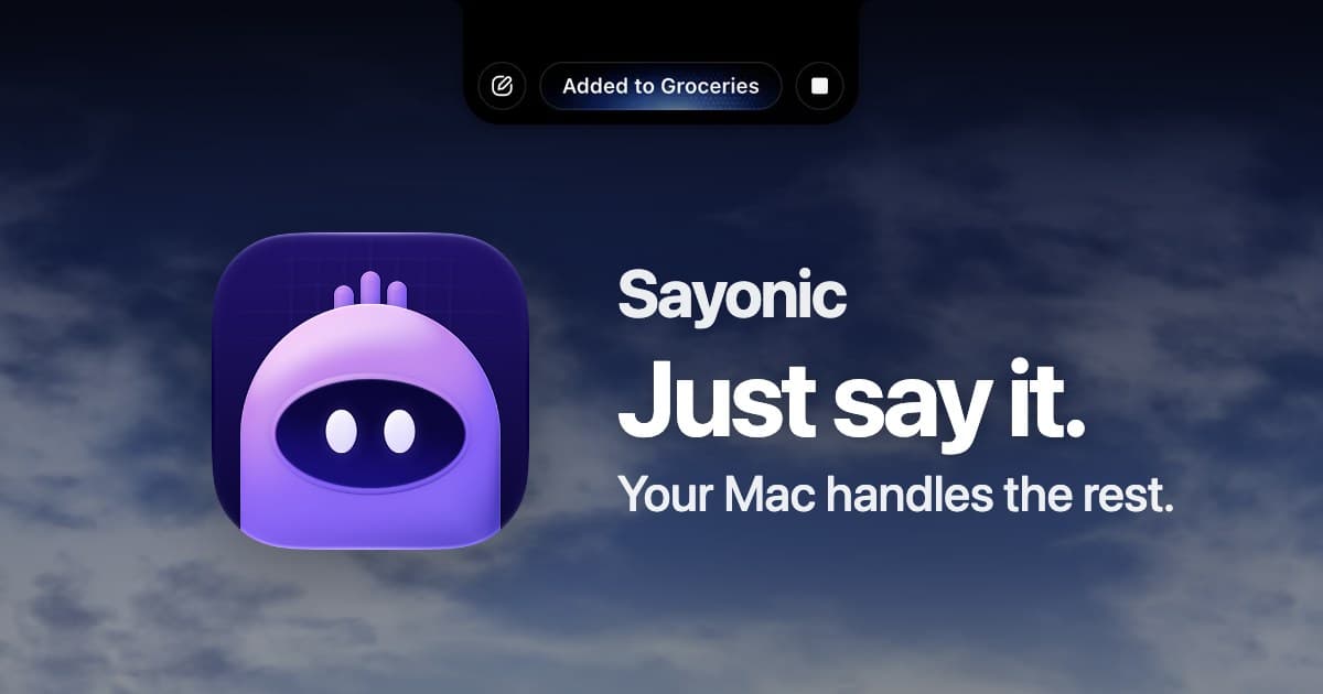 Présentation de Sayonic