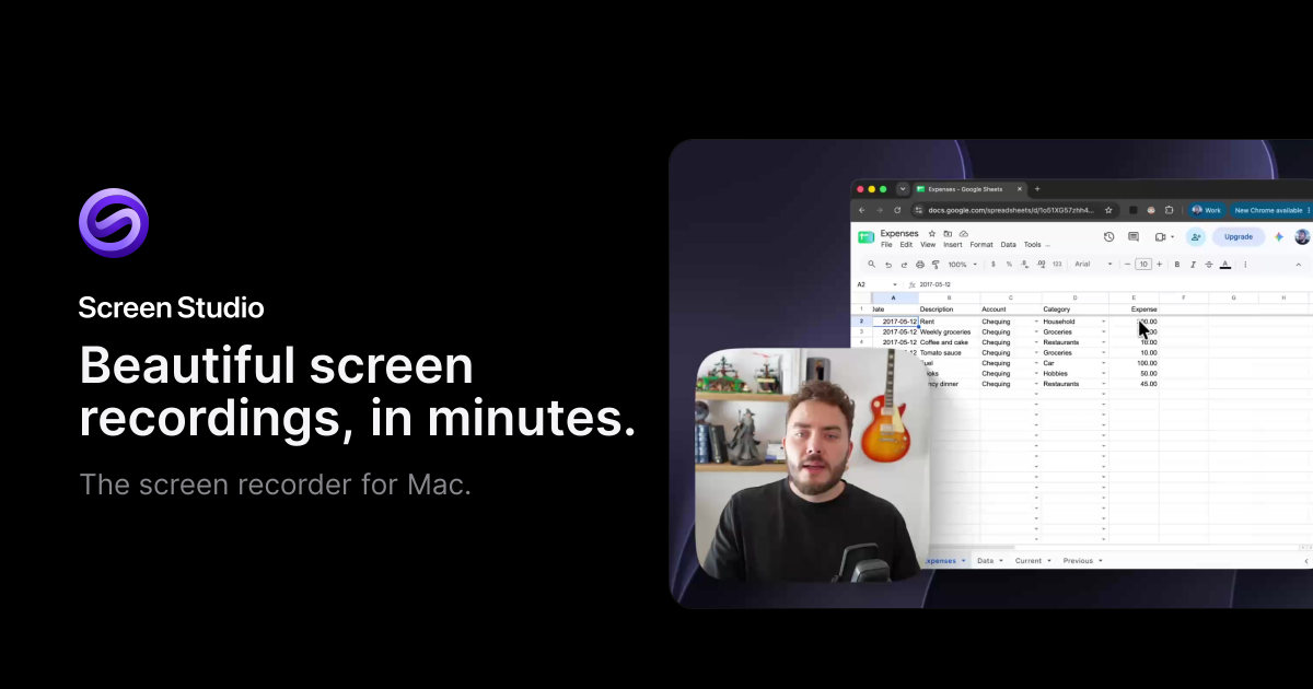 Aperçu de Screen.Studio