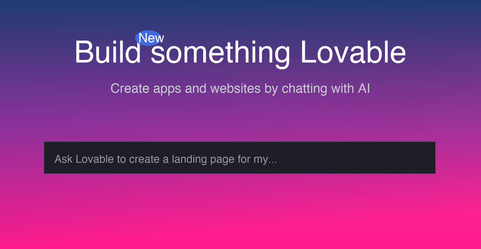 Lovable - Créer des applications web avec l'IA